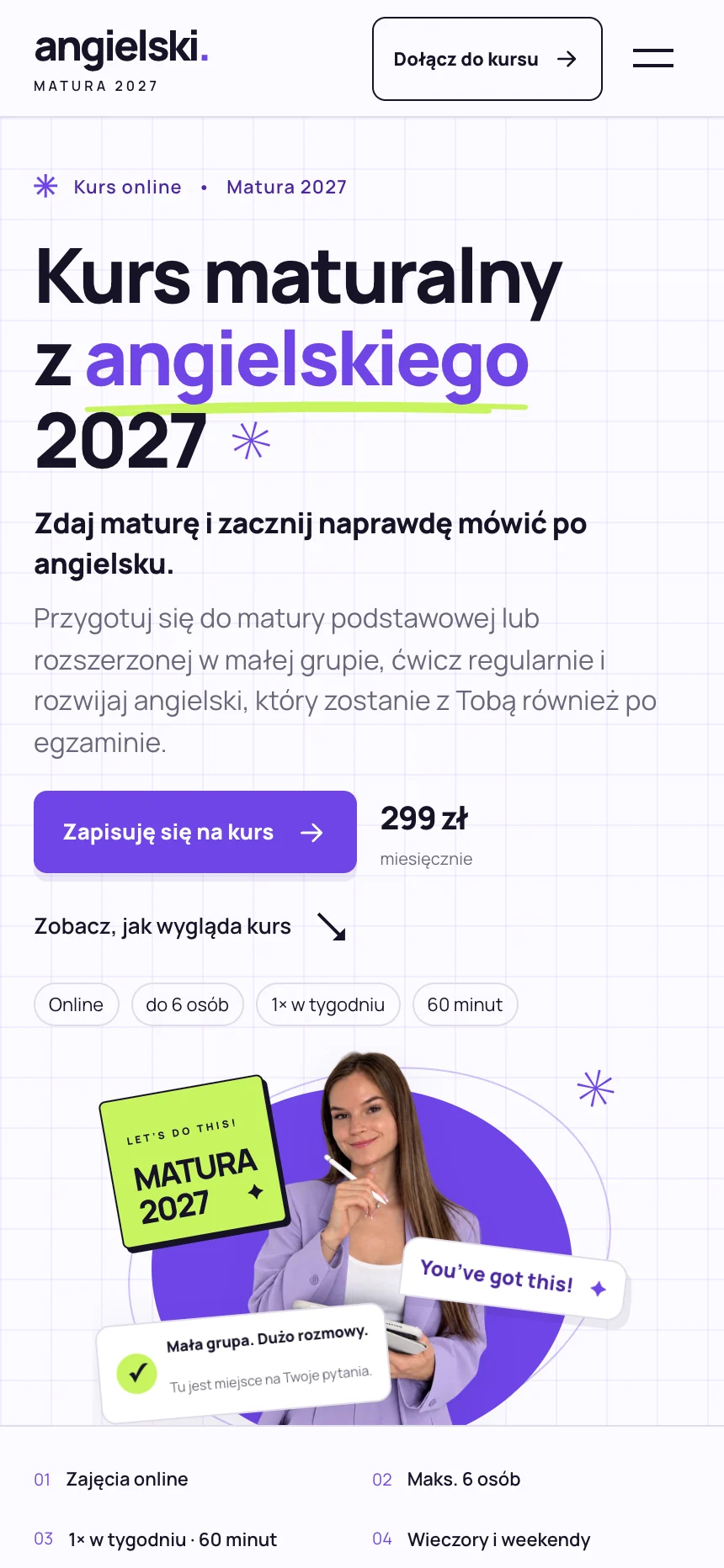 Matura 2027 — mobile